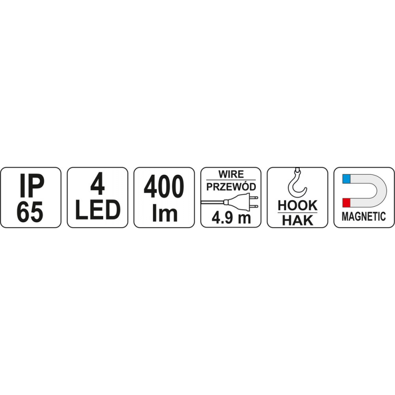 LAMPA WARSZTATOWA LED 230V IP65